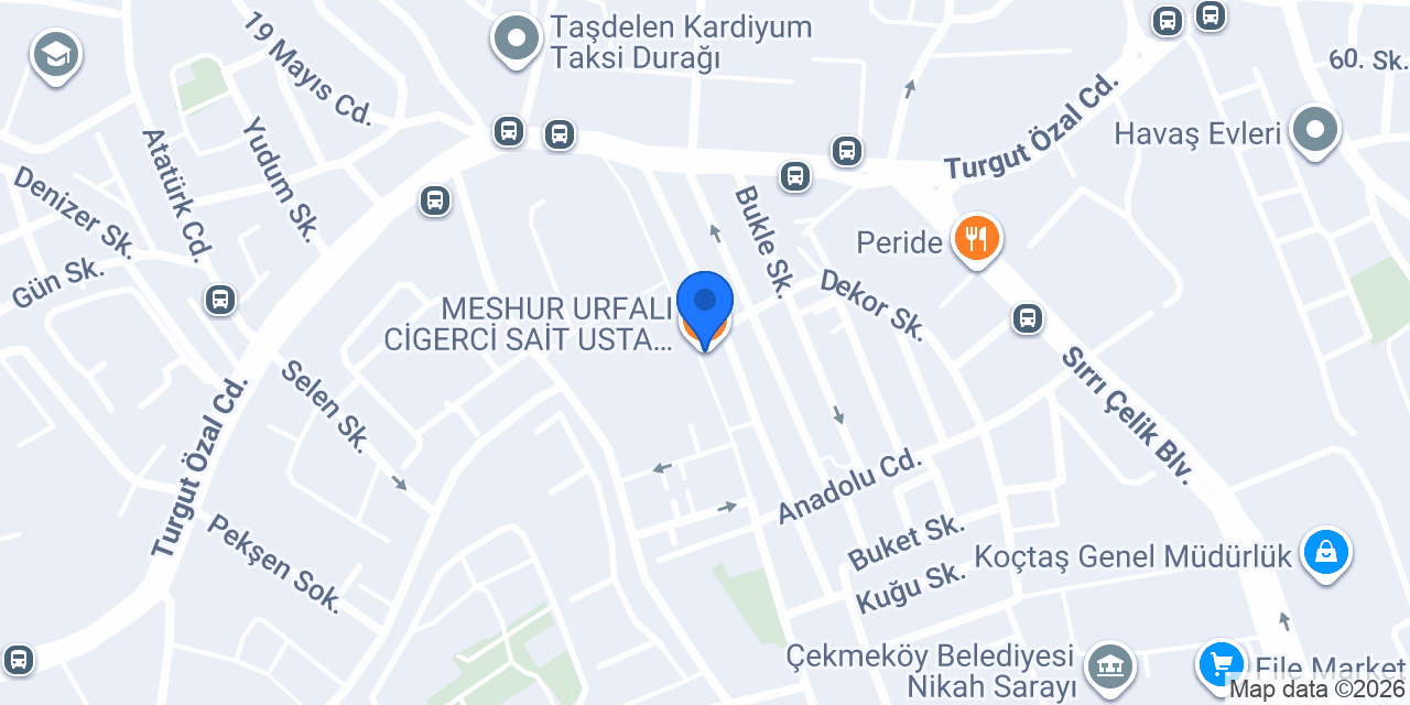 MEŞHUR URFALI CİGERCİ SAİT USTA konumu