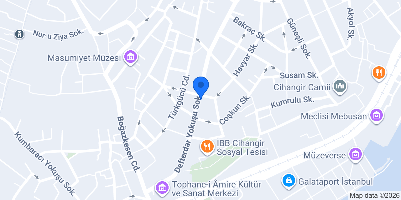 Cihangir Laundry konumu
