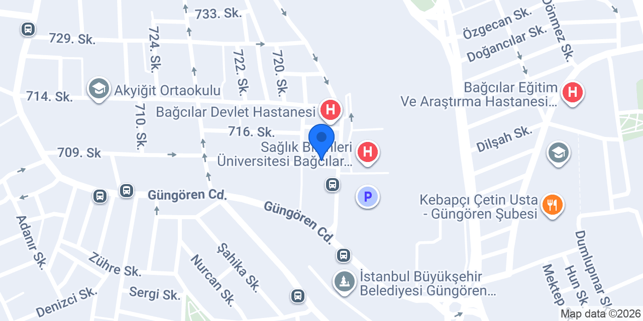 May Optik / Bağcılar konumu
