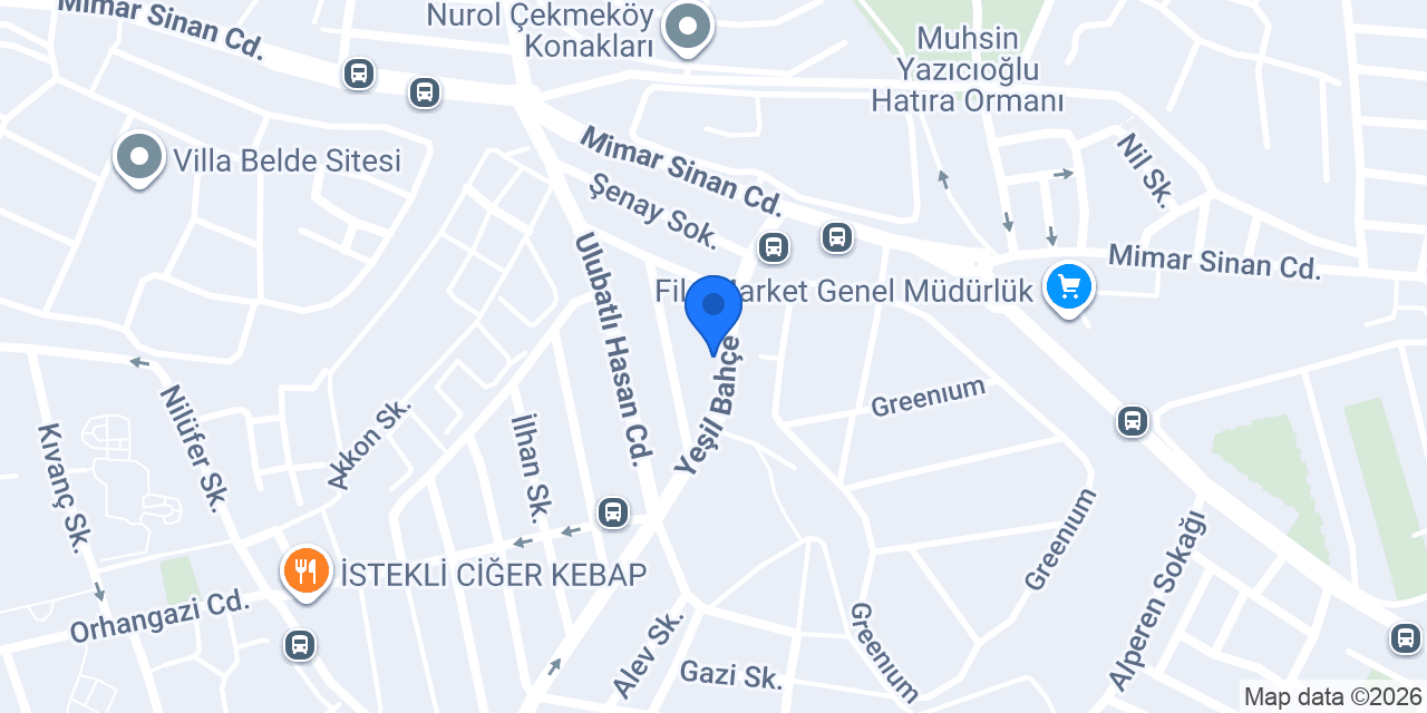 INC Bilgisayar Home Office konumu