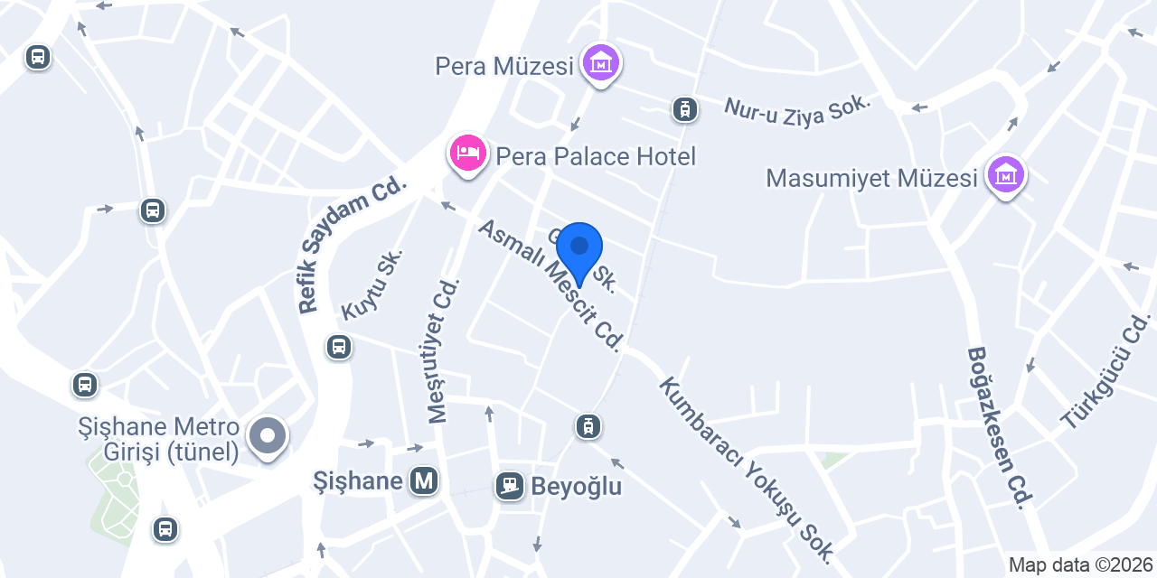 Asmalı Pera Midye konumu