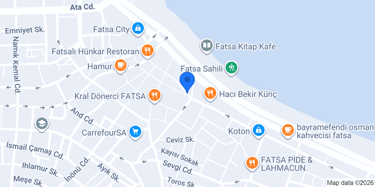 Fatsa Kardelen Çiçekçilik konumu