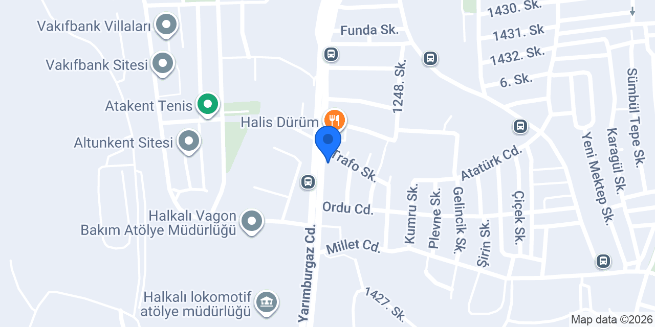 Halkalı Güler Eczanesi konumu