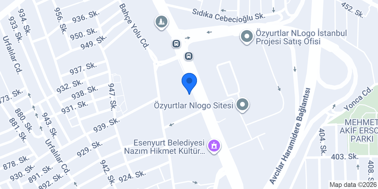 Garanti BBVA Esenyurt Şubesi konumu
