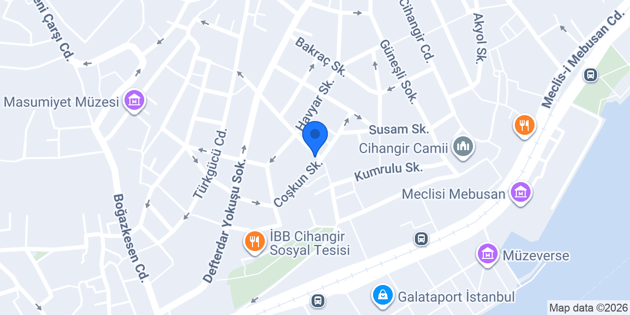 Journey Café Cihangir konumu