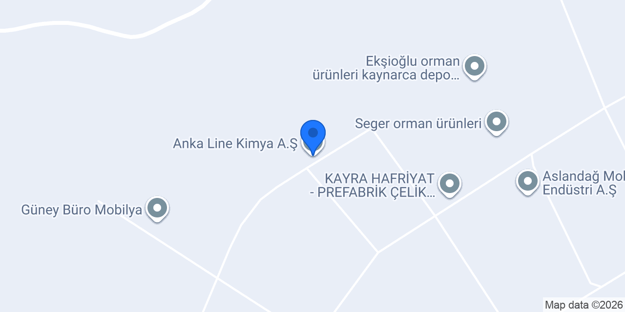 Anka Line Kimya A.Ş. konumu