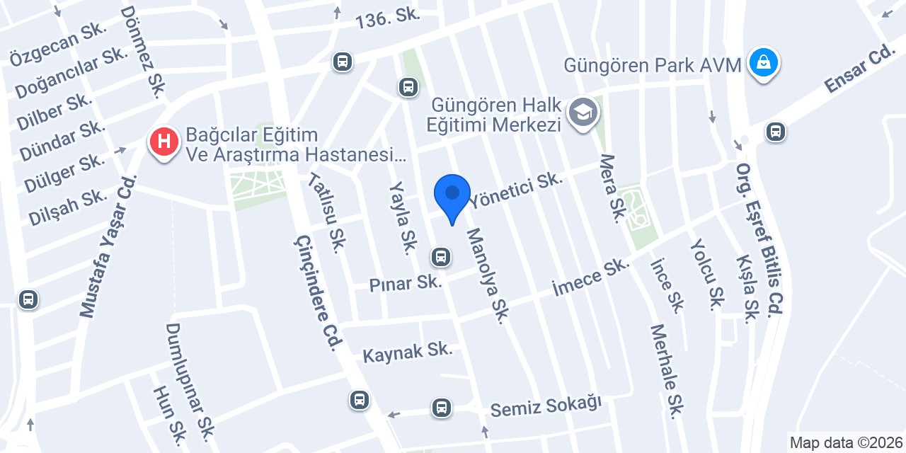 Güngören İlçe Müftülüğü konumu