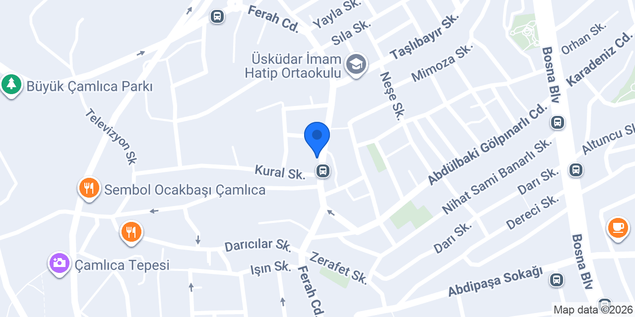 Sevgi Börek Salonu konumu