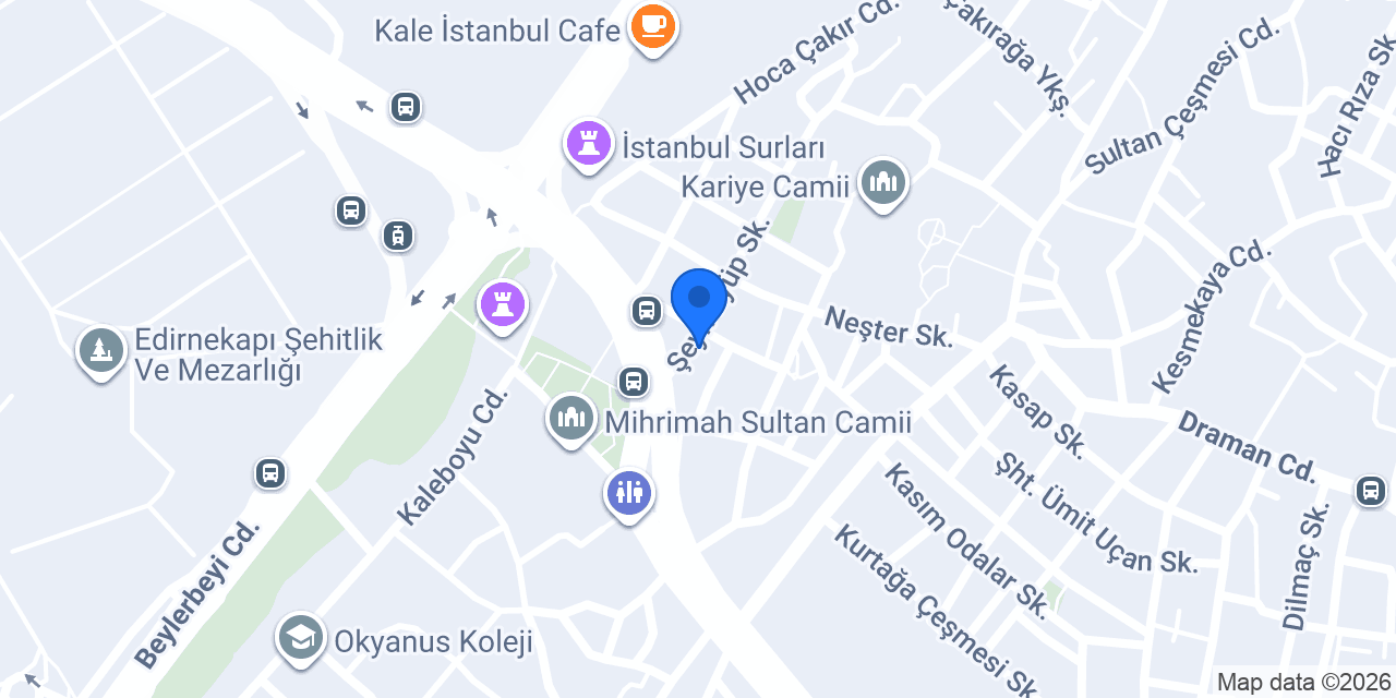 Kariye Pastanesi konumu