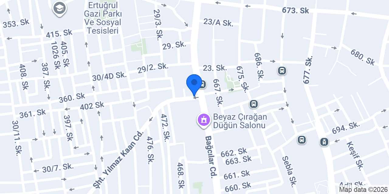 Altın Makas Terzi konumu