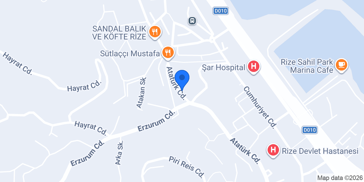 Auto prof rize konumu