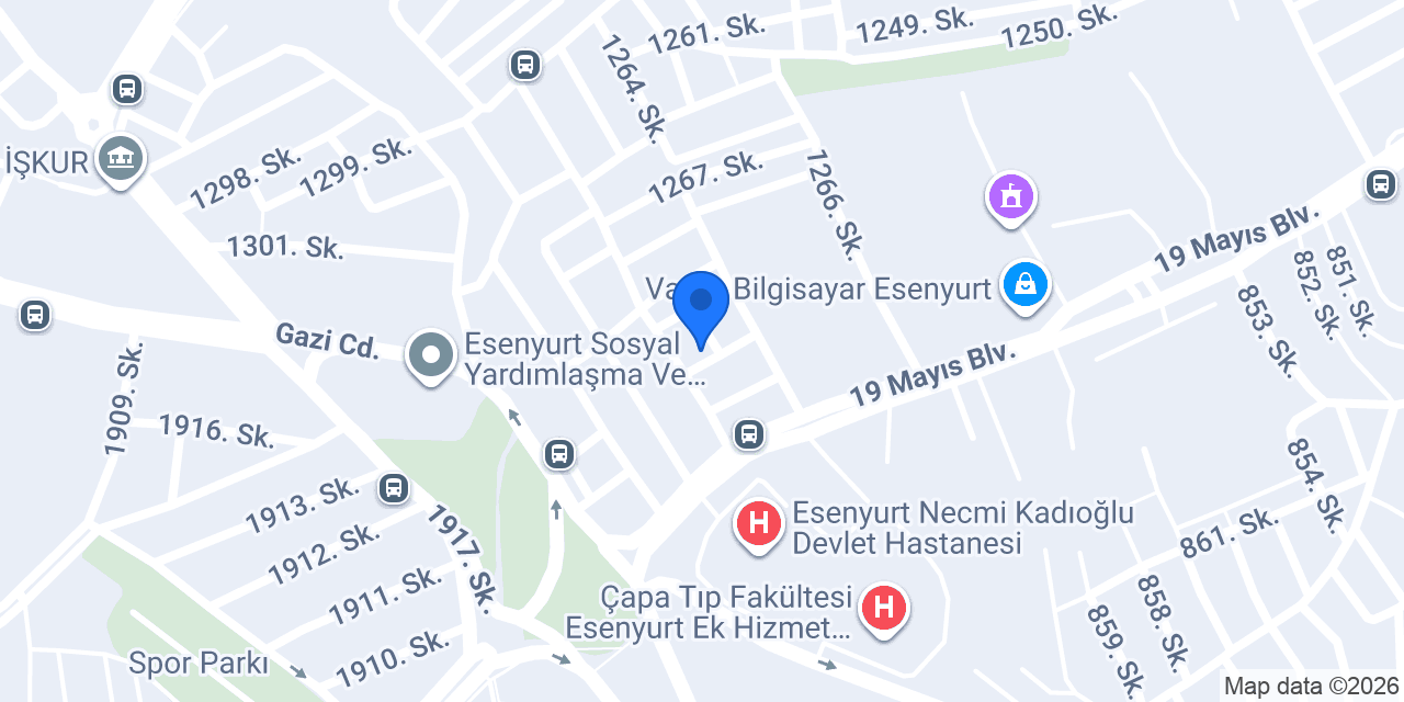 Toksun İnşaat konumu