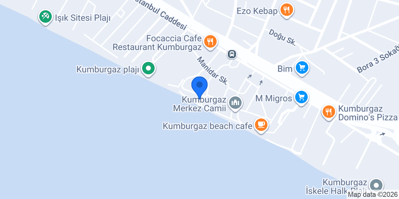 Kumburgaz Kahvecisi konumu