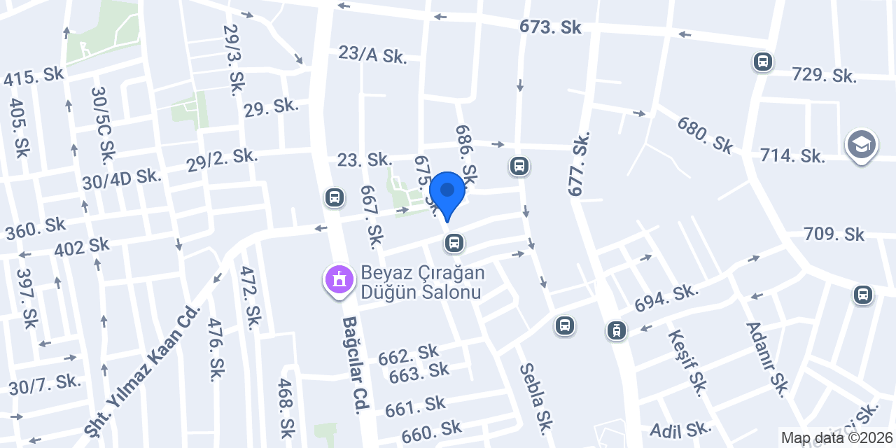 Uğurel Diş Polikliniği konumu
