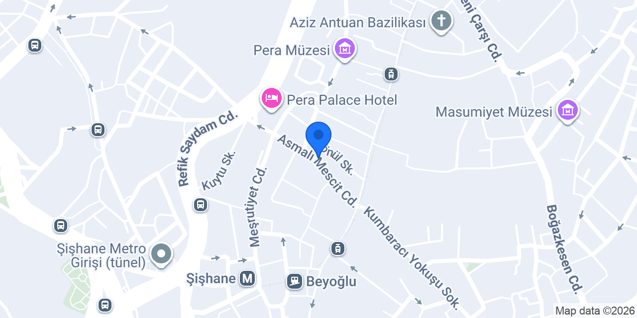 Hotel Gritti Pera & Spa konumu