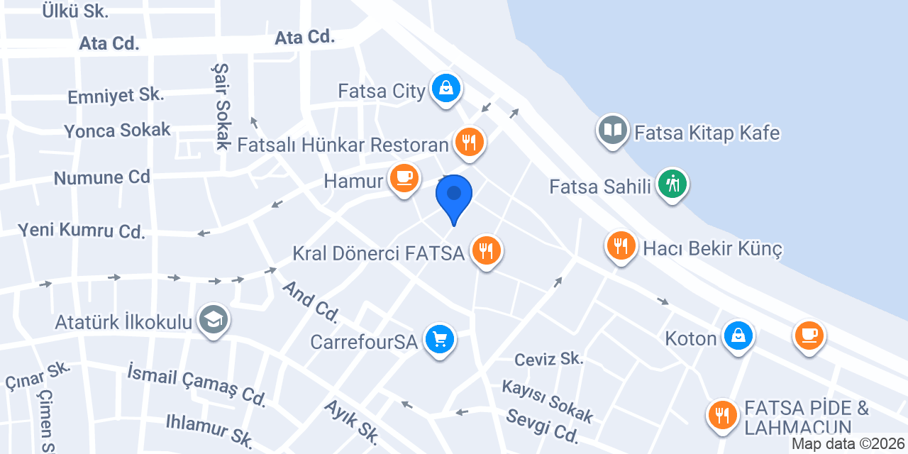 Melis Ev Yemekleri Fatsa konumu