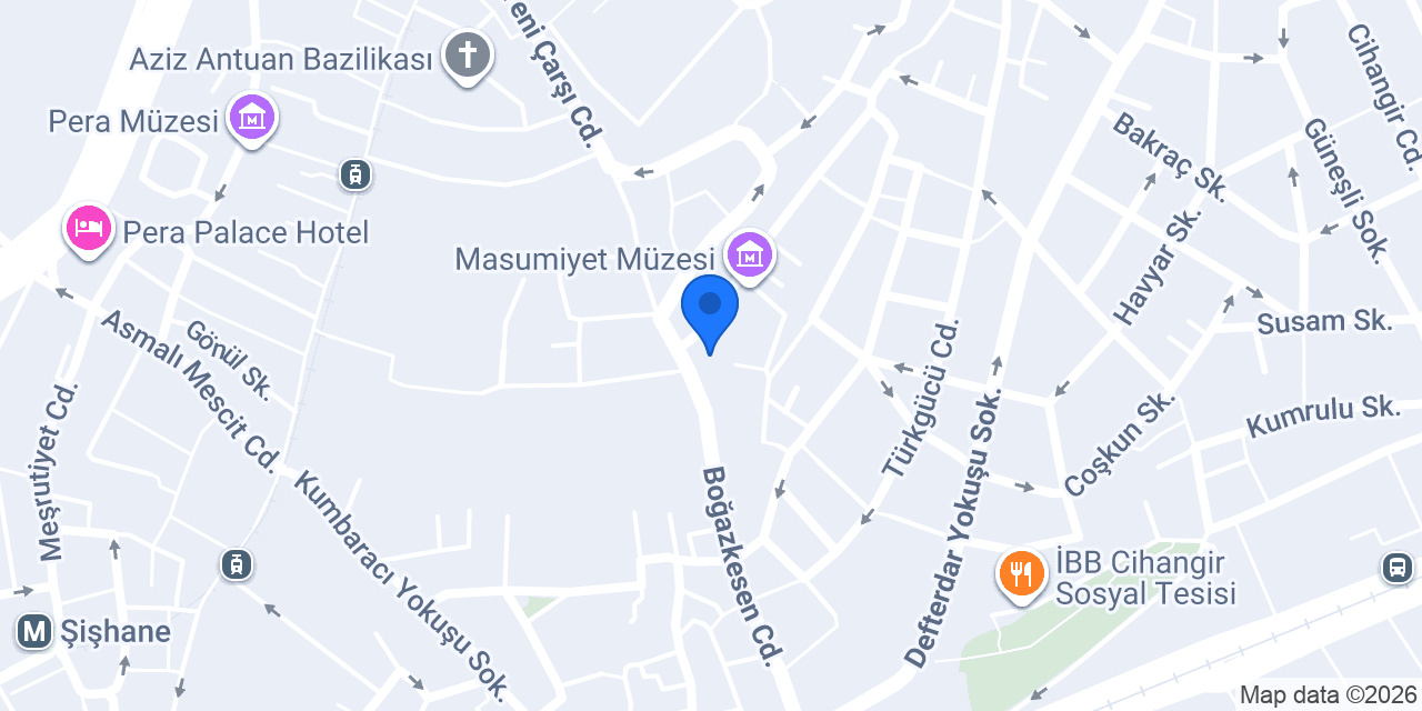 Çıplak Ayaklar Stüdyosu konumu