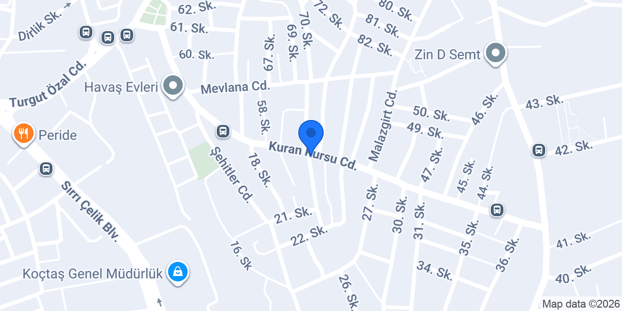 Pala Et Tavuk konumu