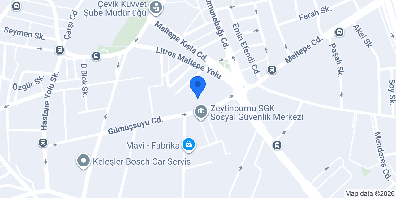 Yapı Kredi - Topkapı-Center Şubesi konumu