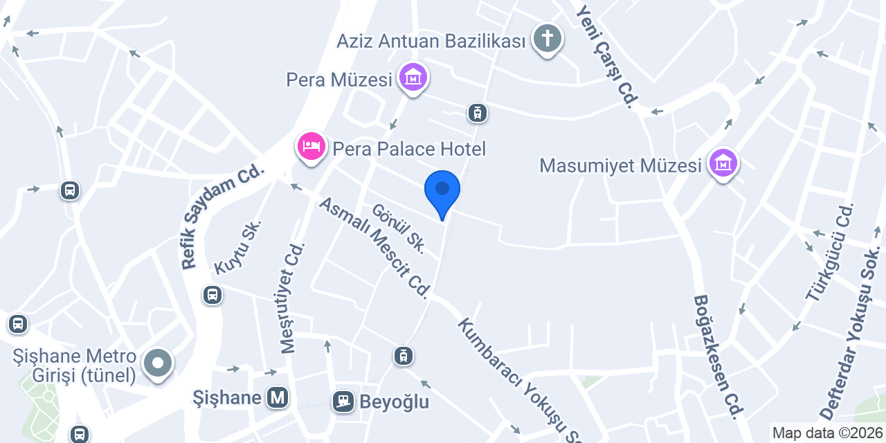 Ada Cafe İstiklal konumu