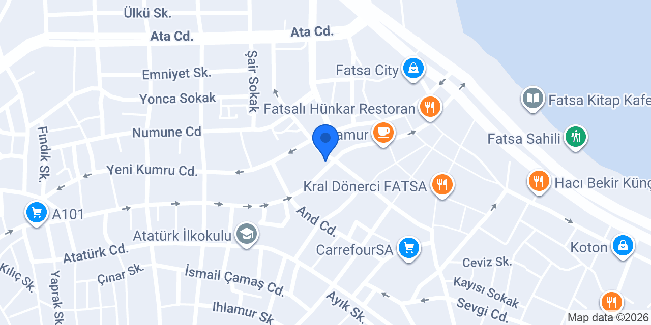 Bilen Sürücü Kursu konumu