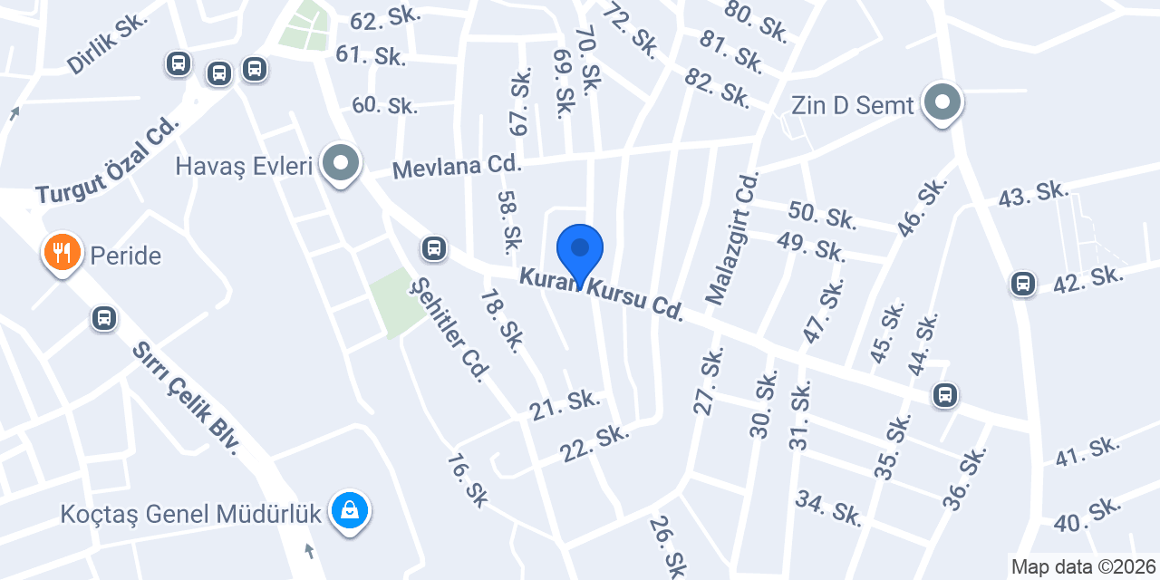 Gül Marmarist Restorant konumu
