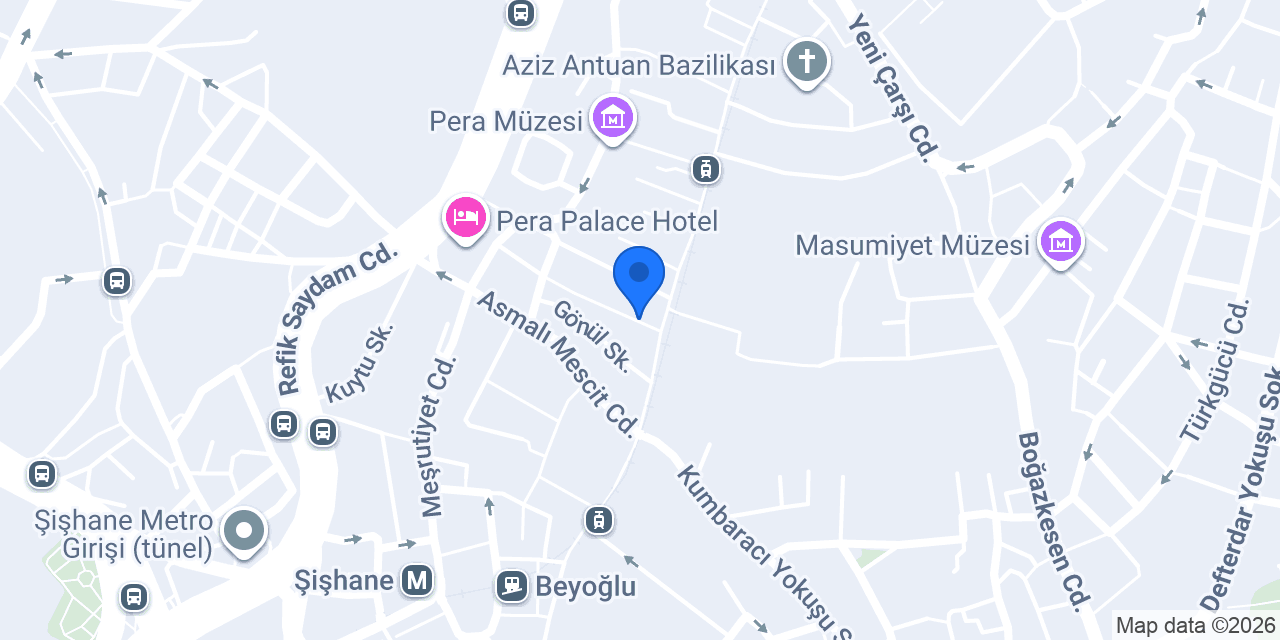 Galata Meyhanesi konumu