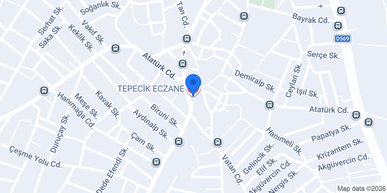 TEPECİK ECZANE konumu