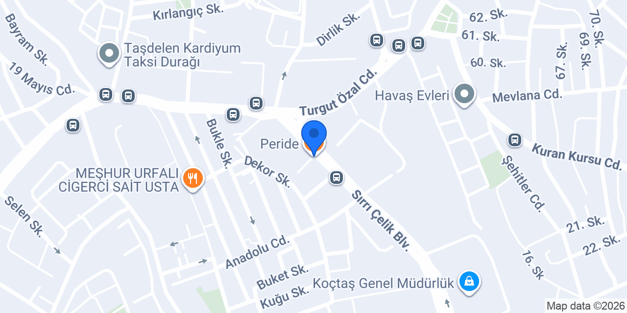 Peride konumu