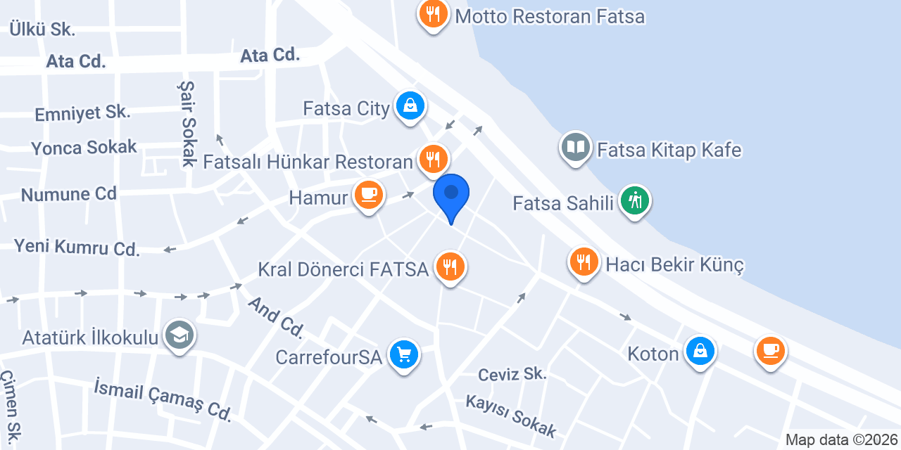 TEB Fatsa Şubesi konumu