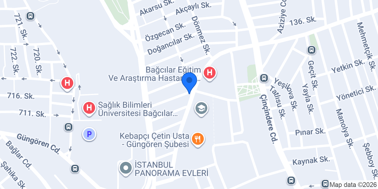 May Eczane/Güngören konumu