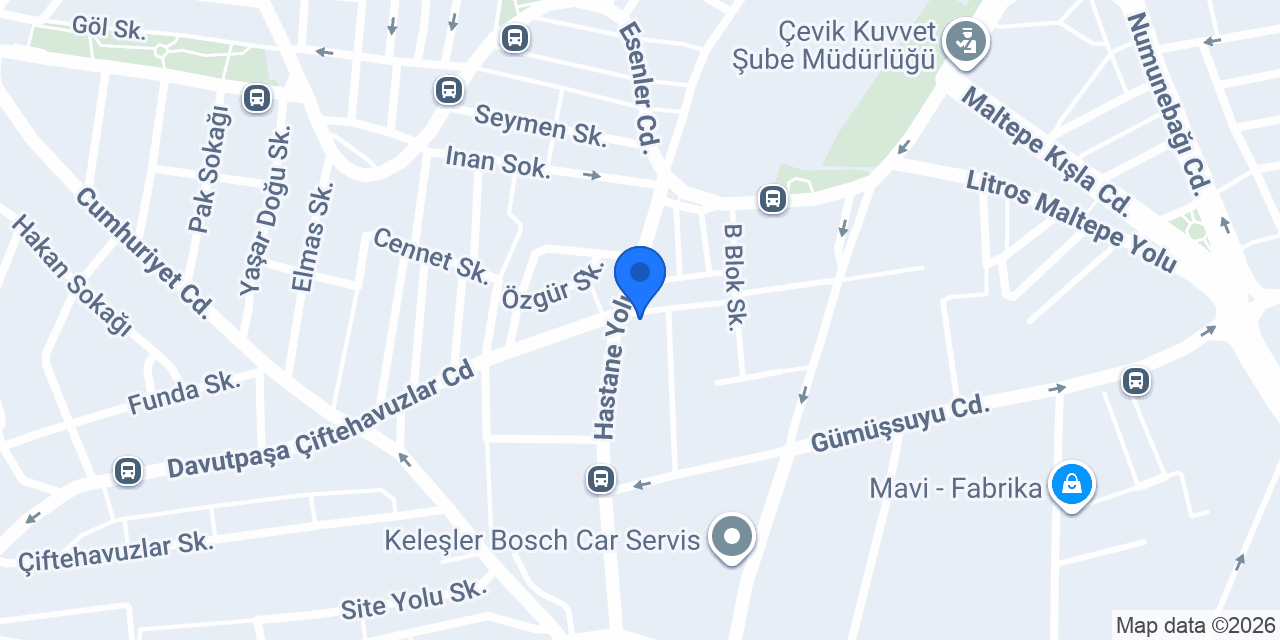 MBA Okulları Genel Müdürlük konumu