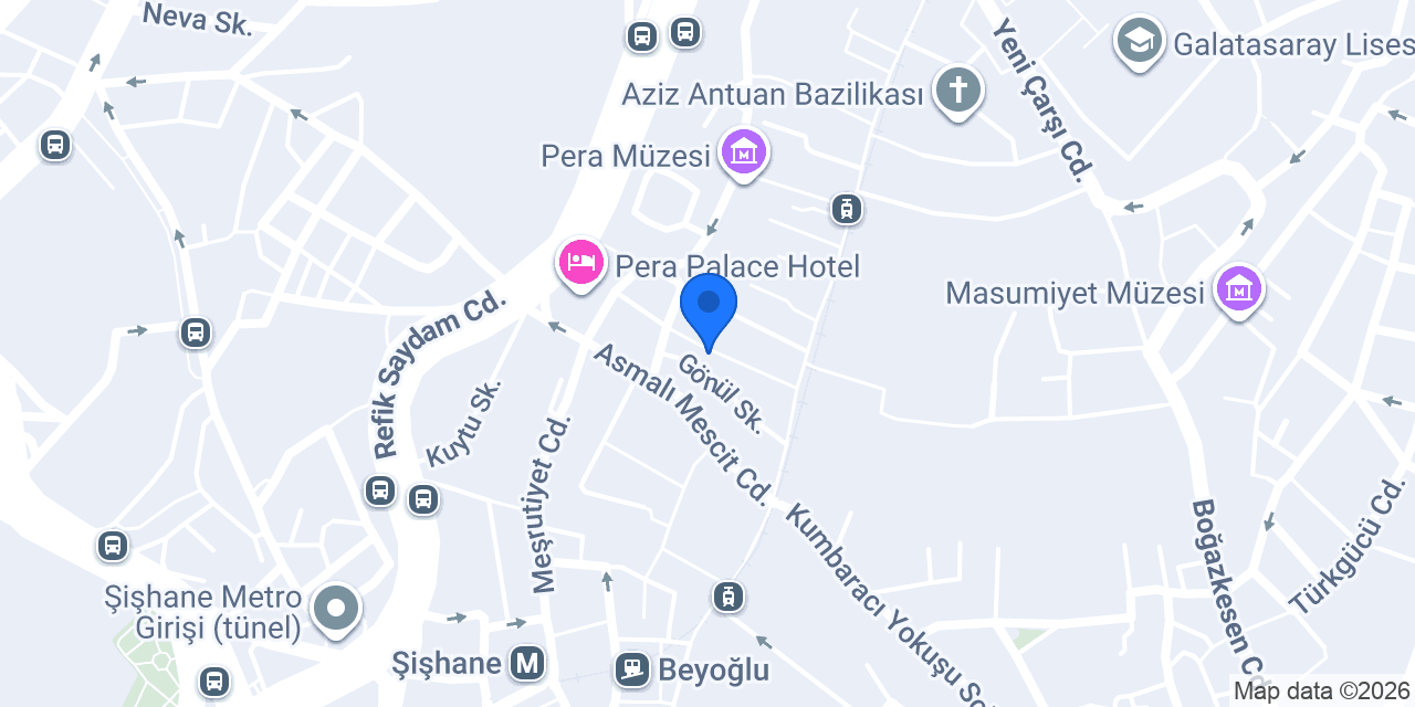 Beyoğlu Esnaf Lokantası konumu
