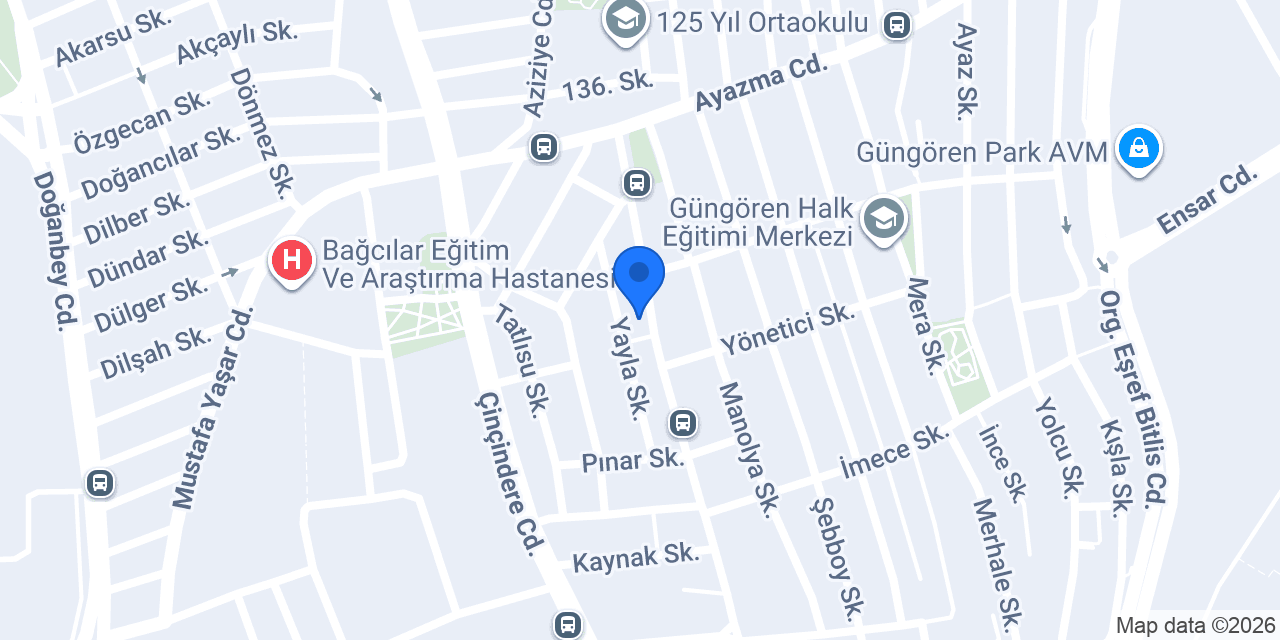 Serin Yayla Unlu Mamulleri konumu