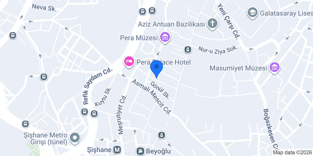 Pera Rasso Hotel konumu