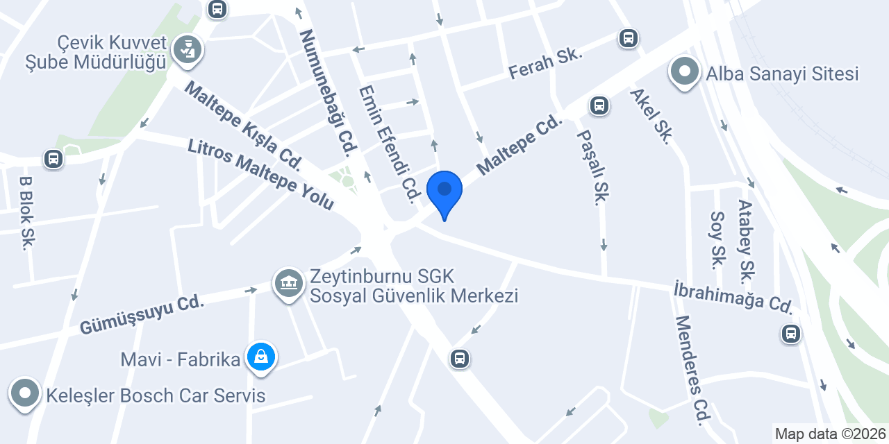 Garanti BBVA Topkapı / Maltepe Şubesi konumu