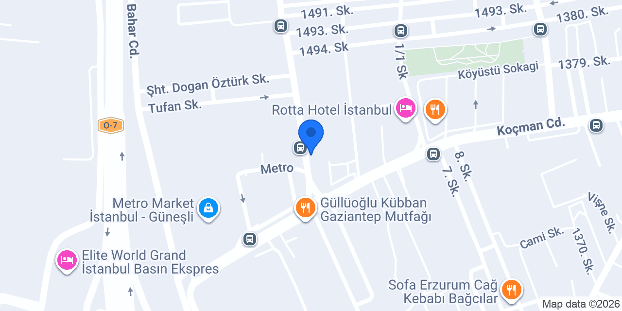 PERA VİSTA HOTEL konumu