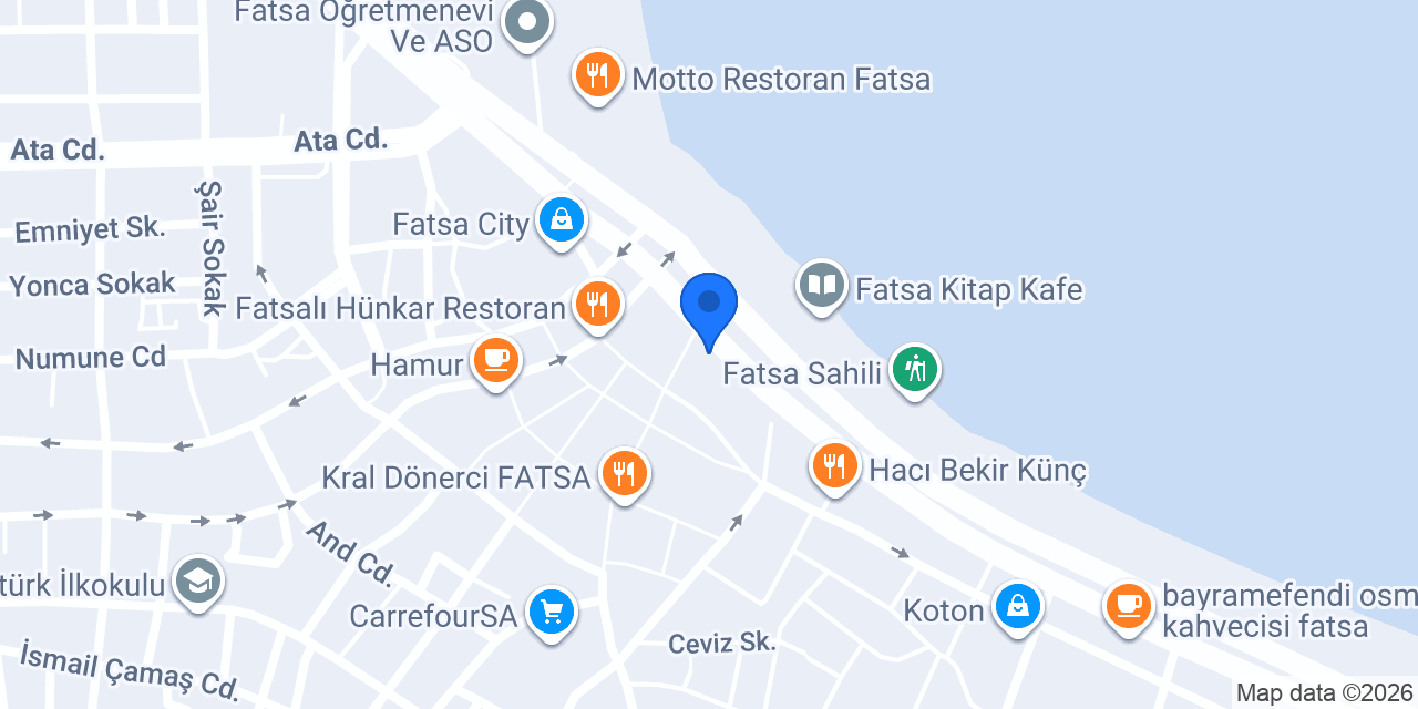 Fatsa Tuğba Moda Evi ️ konumu