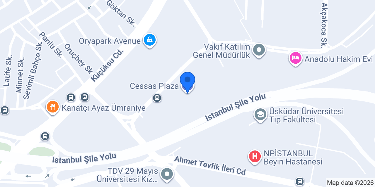 Cessas Plaza konumu