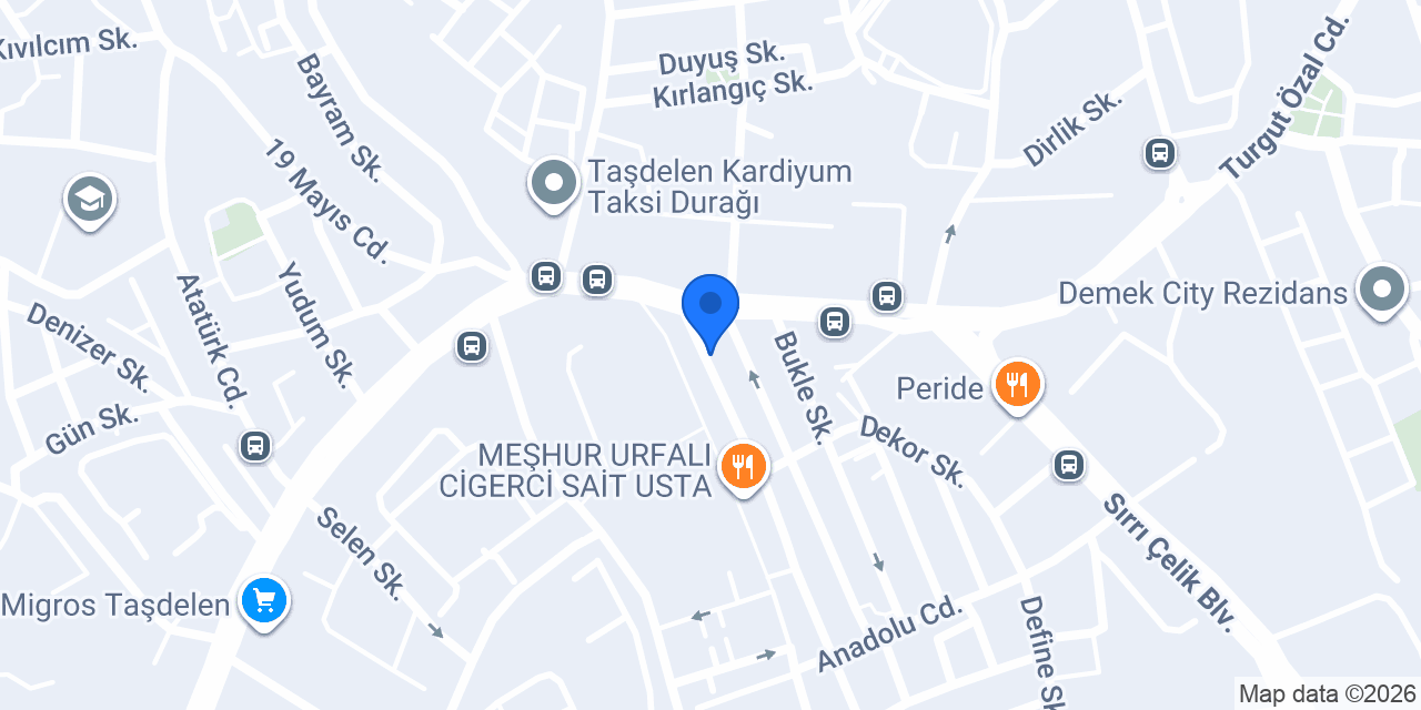 MUTFAK PLATO konumu