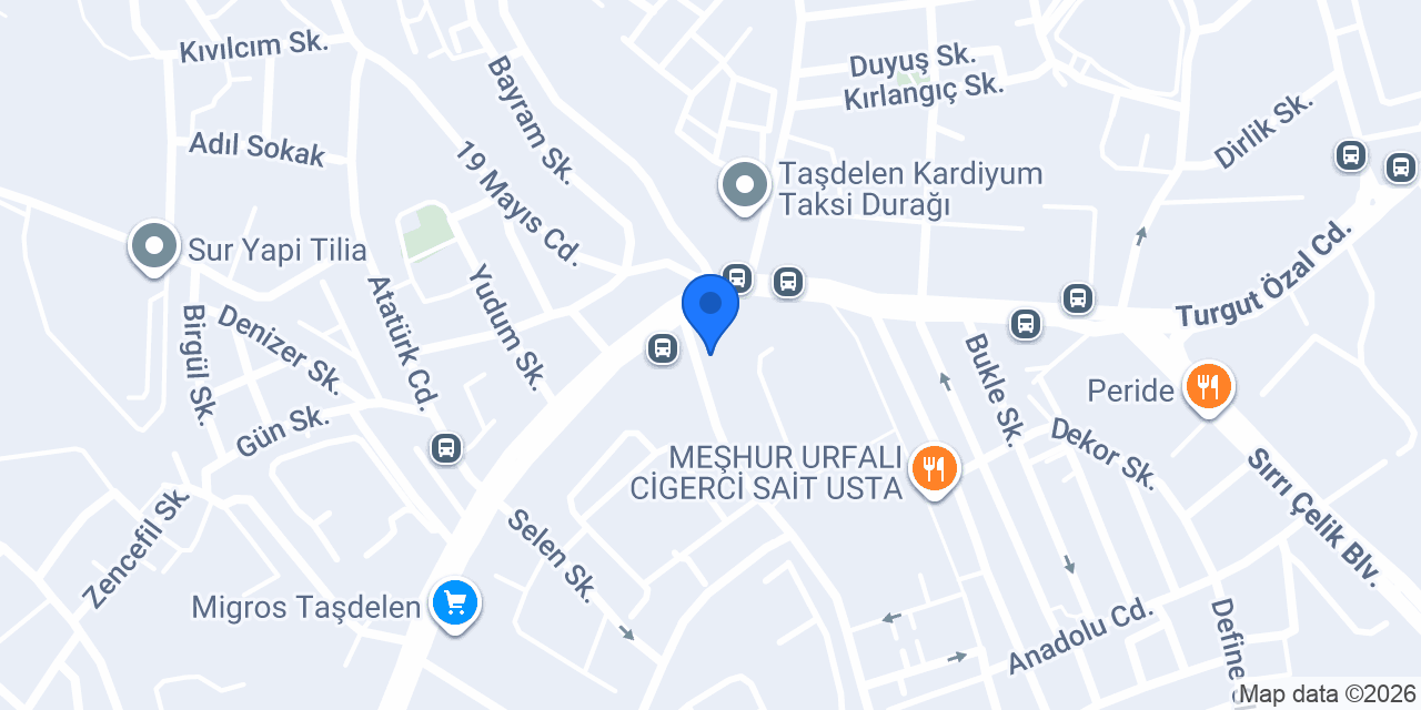 Stüdyo Yağmur konumu
