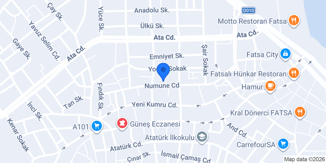 Başkan Kokoreç Fatsa konumu