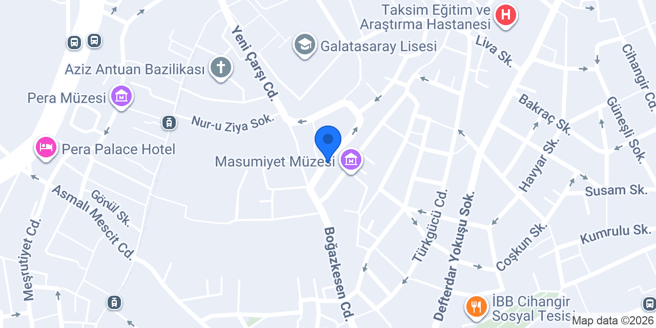 Cezayir Butik Otel konumu
