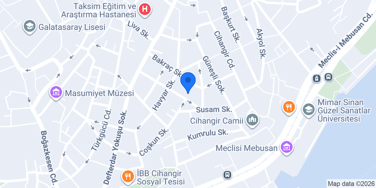 Kasabım Döner Cihangir konumu