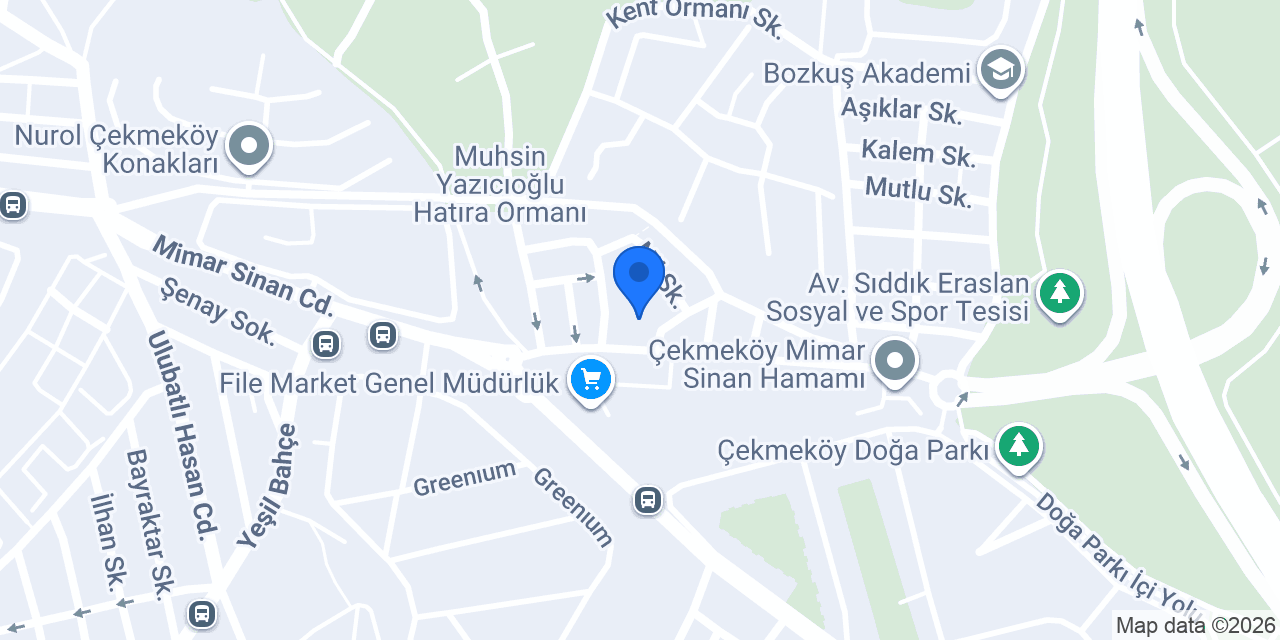 Çekem Mimarlık konumu