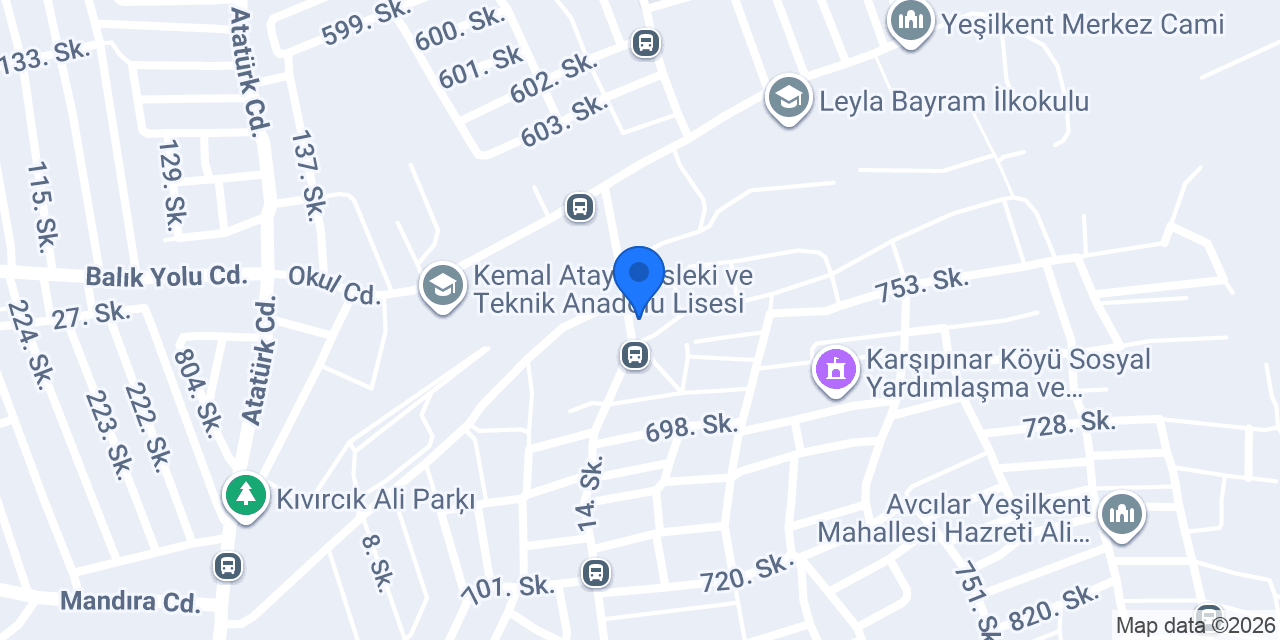 Bosch Servis - Avcılar konumu