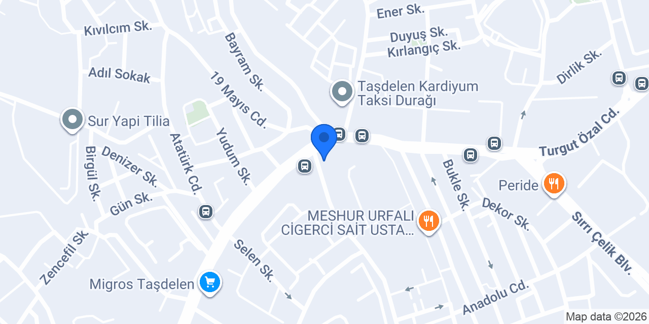 Köşk Pastanesi konumu