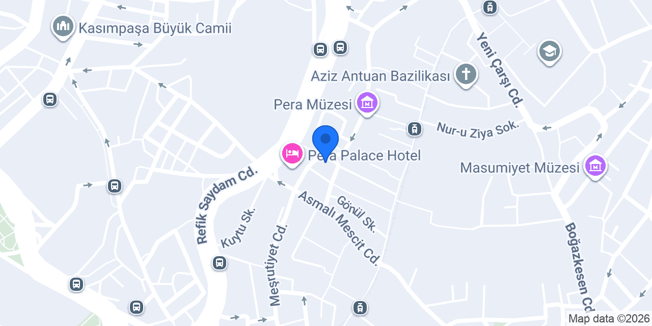 The Marmara Pera konumu