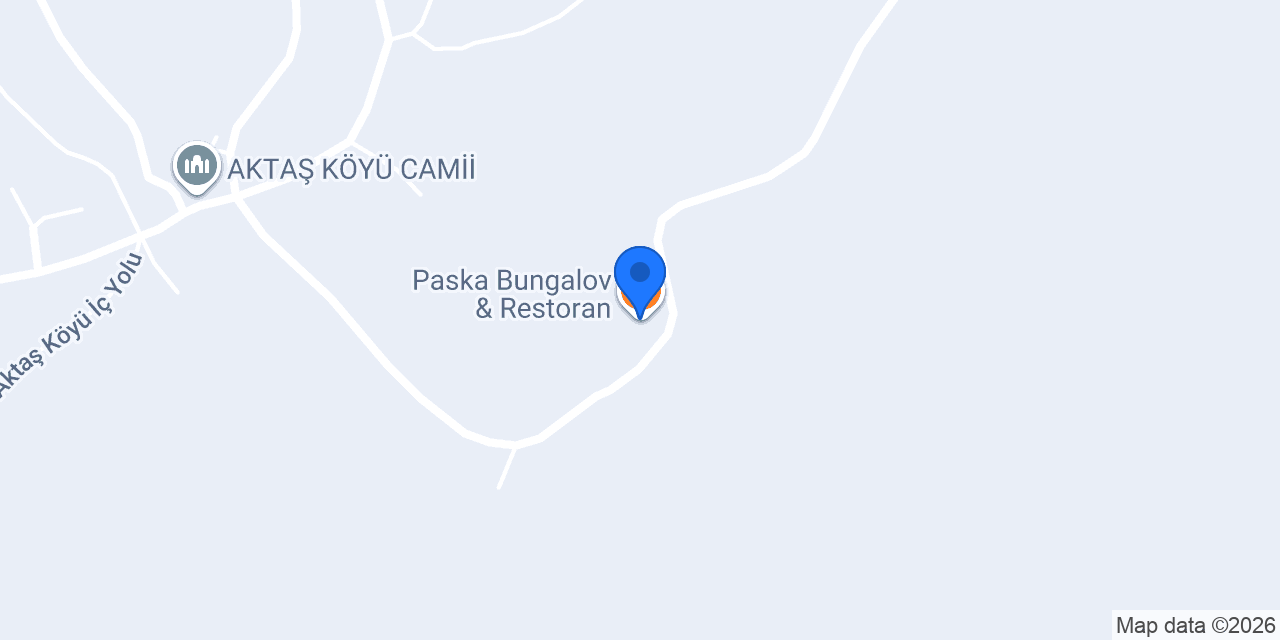 Paska Bungalov & Restoran konumu
