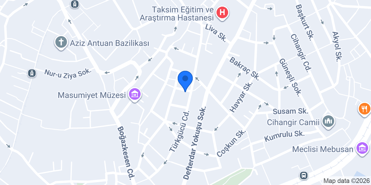 Metro Tesisat Cihangir / Beyoğlu Su Tesisatçısı konumu